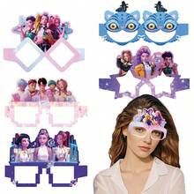 New K-POP Themed Party Supplies, Witch Hunter Party Decorative Glasses, Cartoon Witch Hunter Shaped Photo Booth Props Glasses, Great Gift For Family And Friends - Multicolor - View 1