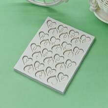 1个心形和字母形状手工硅胶模具 - 淺灰色 - 查看 5