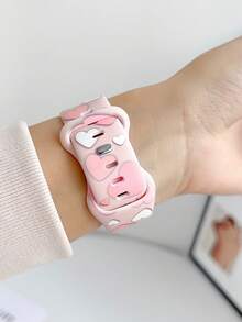 1 Peça Pulseira de Relógio de Silicone com Estampa de Amor do Dia dos Namorados Compatível com Pulseira de Relógio 38mm 40mm 41mm 42mm 44mm 45mm 49mm (S10 42)mm (S10 46)mm, Pulseira de Relógio Esportiva de Silicone Macia e da Moda Compatível com Séries 11 Ultra 3 SE3 Ultra 2 S10 SE2 9 8 7 SE 6 5 4 3 2 1, Presentes do Dia dos Namorados.