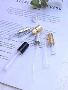 1pc/8pcs/50pcs 2/3/5/10ml Mini Refillable Clear Glass Spray Bottle, Portable Perfume Bottle, Refillable For Beauty, Essential Oils, Plants, Home Use, Travel Essentials, Fine Mist, Non-Irritating, Suitable For Business Travelers And Busy Professionals - Multicolor - View 6