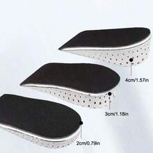 1 Pair Breathable Sponge Insole Heel Pad, Unisex Invisible Half Insole