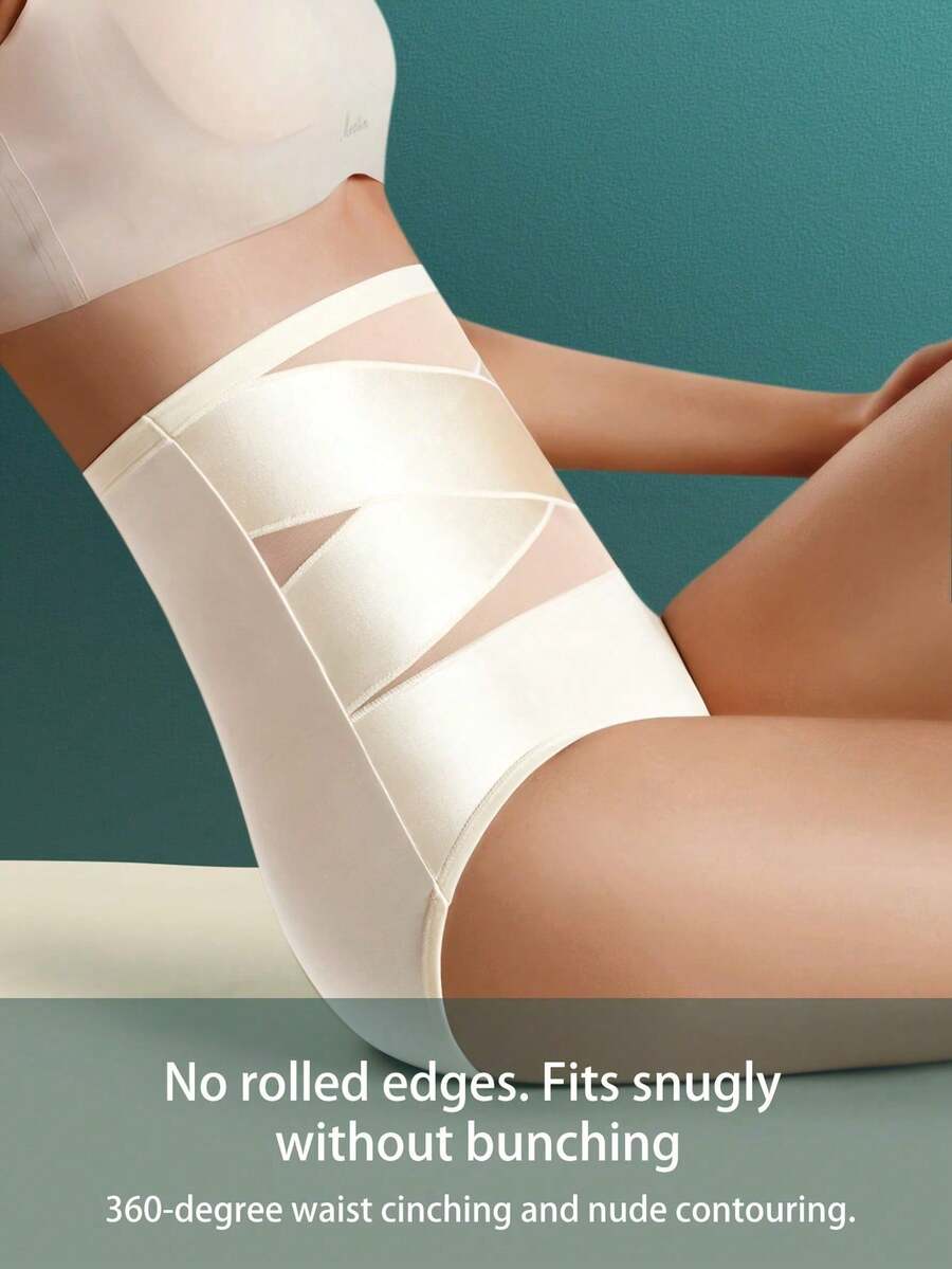 Women's High Waist Seamless Panties Trainer Body Shaper Shorts Bottoms Tummy Slimming Sheath Woman Flat Belly Control Panties Hip Butt Lifter Briefs Panty Waist Trainer Tummy Control Underwear Shapewear - Champagne - View 1