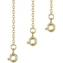 Amberta Set de 3 Cadenas de Extensión para Pulseras y Collares en Plata de Ley925, Chapadas Rodio, Oro Amarillo y Oro Rosa - Kit de Extensor 2 mm para Tobilleras para Mujer - Longitudes Varias,37564226 - Café integral - Ver 1