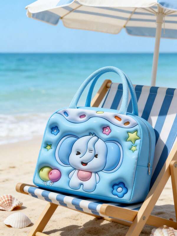 Cartoon Lunch Box Bag, Handheld Lunch Bag, Insulated Lunch Box, Elementary Student Lunch Bag, Office Worker Lunch Bag