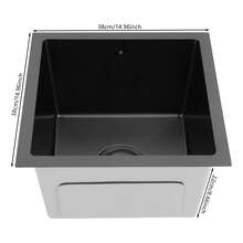 YUNRUX Kitchen Sinks - Black - View 2