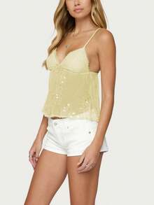 Elevate Your Style With Our Green Tank Tops - Available In S, M, L Sizes For A Perfect Fit - Amarillo - Ver 2