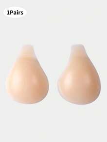 1对深V领提拉文胸专用硅胶乳贴，防滑粘性胸贴，适合露背礼服和婚礼派对 - 彩色 - 查看 9