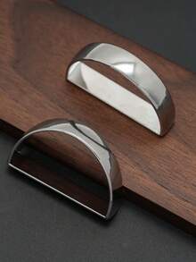 6pcs D-Shape Napkin Rings, Suitable For Home, Restaurant, Dining Table Decor, Party & Holiday Decoration, Napkin Clips - Multicolor - View 7