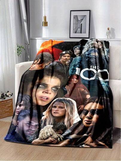 Valentine's Day This Valentine's Day Themed Fleece Blanket Features The Portraits Of Bellamy Black And Clark Griffin. Made From Soft Flannel, It's Suitable For All Seasons, Whether At Home, In The Office, Or Camping. It's The Perfect Gift For Fans. The Vibrant Pattern, Modern Style, Durable Fabric, And High-Quality Print Make It An Excellent Choice. Comfortable, Warm, Stylish, And With A Chic Design. Made From Premium Flannel Fabric.