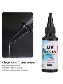 EstiloResina de fundición transparente resina uv Adhesivo de resina UV de color transparente  y confiable para decoraciones artesanales( #   1) resina uv 500 Pegamentos para ArtesVersión mejorada - 1 - Ver 2