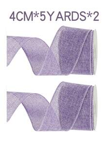 Fita de linho de 20/5 jardas com borda de arame - Material de poliéster, adequada para embrulhos de presentes, laços, guirlandas e decorações de árvores de Natal - Disponível em vários tamanhos e cores. Ideal para presentes femininos, presentes para o Dia das Mães, flores, estames, projetos de artesanato, decoração de ambientes, decoração de quartos, plantas, decoração de casamentos, etc. - Multicolorido - Ver 38