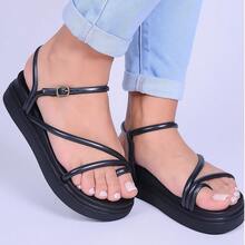 Sandalia Papete Plataforma Flatform Army 100% EVA - Blush - Visão 3