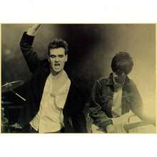 1张无框摇滚乐队史密斯复古海报，复古家居房间酒吧装饰美学艺术壁画帆布艺术印刷品，流行风格 - 彩色 - 查看 18