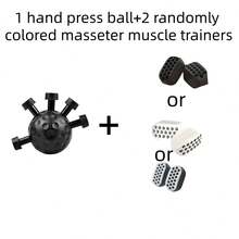 3pcs/Set Hand Grip Strengthener, Arm Muscle Trainer, Face Exerciser - Multicolor - View 11