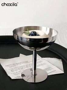 choxila 1个/2个装不锈钢冰淇淋杯、高脚杯、夏季不锈钢甜点碗、水果沙拉碗、椰枣零食杯、咖啡杯，适用于派对、婚礼、聚会、节日、斋月礼品 - 甜點杯 - 查看 3