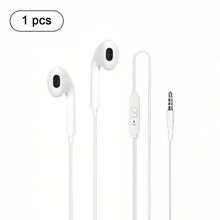 Includes Type-C Audio Adapter Cable, Suitable For 3.5mm Wired In-Ear Headphones, Sports, Running, Sleeping Earphones - Multicolor - View 8