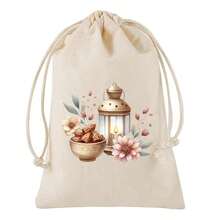 12pcs Ramadan Eid Gift Bags - Islamic Holiday Decorative Packaging Lantern & Crescent Moon Designs For Gift, Mubarak Kareem Gifts, Ramadan Decoration - Multicolor - View 8