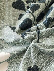 1pc Milk Silk Printed Fabric Stretch Sofa Seat Cushion Cover, Sofa Cover, Sofa Covers, L-Shaped Sofa Cover, 3-Seater Sofa Cover, Large Cushion Covers, Large Cushion Cover, Sofa, Throws For Sofa - Green - View 6