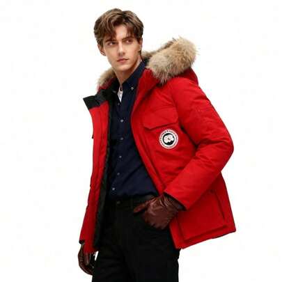 Nueva Chaqueta Acolchada Europea Americana para Hombre, Cortavientos, Resistente al Frío, Abrigo Grueso y Cálido, Multicolor, para Parejas, Duradera, con Cuello Alto.