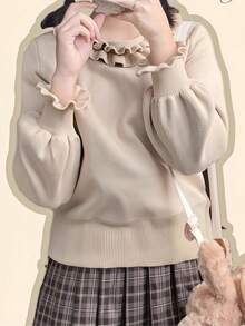 1pc Cute & Gentle Lolita Style Undershirt Top, Suitable For Cosplay, Parties, Performances, Suitable For Layering Or Wearing Alone - Multicolor - View 21