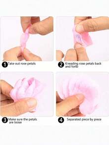 100/500/1000/2000/3000pcs Artificial Pink Rose Petals, Romantic Handmade Flowers, Suitable For Wedding, Party, Room Decor, Home Decor, Birthday Decor, Tabletop Decor, Bedroom Decor, Bathroom Decor, Valentine's Day Gift, Graduation Decor - Pink - View 3