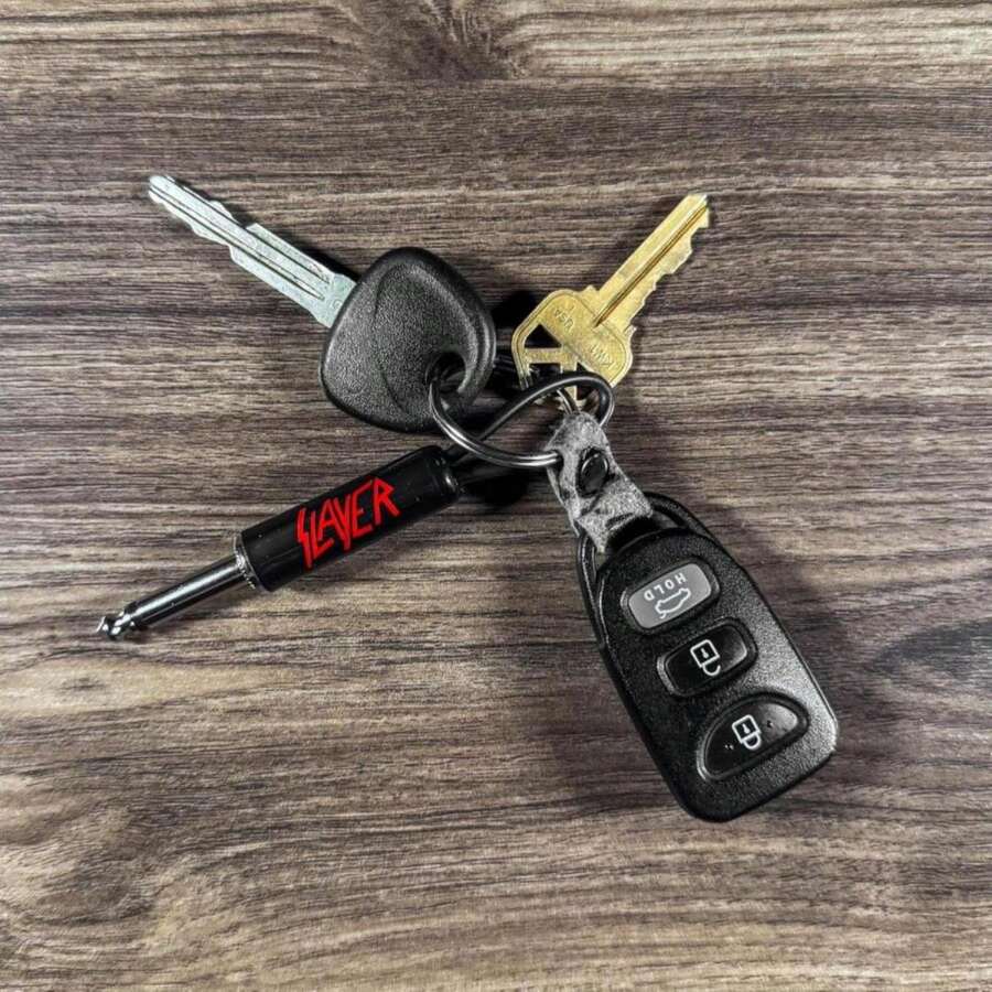 Pluginz Guitar Plug Keychains - MàuN - Xem 1