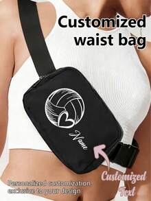 DIY Custom White Jumpsuit Waist Bag, Fashionable Item, Classic Multifunctional. Use This Waterproof Multifunctional Crossbody Bag To Keep It Fashionable And Orderly! Gifts For Family And Friends