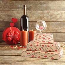 6 Pcs Eart Wrapping Pr Printed Patterned Tissue S Gift Wrap Red Tissue Pr  Gift Wrap Supply 50 * 70 - Style 4 - View 4