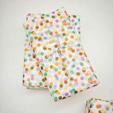 10/30/60 Sheets Of Colored Polka Dot Gift Wrapping Paper, 50cm X 35cm - Perfect For Easter, Weddings, Valentine's Day, Holidays, Birthdays, Bouquet And Shoe Wrapping, Gift Bag Fillers, And Gift Wrapping Accessories. - Color Wave Dots - View 10