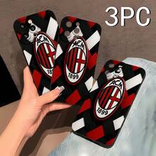 La funda de teléfono con espejo ACM Team Spirit Pattern también funciona como espejo y es compatible con  17,  16 Pro Max,  15 Pro Max,  13 y  12. Fabricada en TPU resistente, ofrece una protección fiable contra golpes y caídas. Esta funda es el regalo perfecto para aficionados al deporte, familiares y amigos, y es ideal para cumpleaños, fiestas o cualquier ocasión especial. - Negro - Ver 3