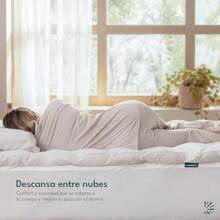 FIAN Dreamlab Cubre Colchón de Microfibra Extra Relleno de Microfibras recubiertas en Gel Hipoalergénico Certificado Oekotex-100 Tamaño Individual 100cm x 190cm - Individual - Ver 7