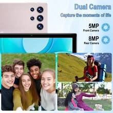 Qetupa Z50 平板电脑，10.1 英寸 Android 15 系统，8GB 运行内存 + 256GB 机身存储（支持 1TB 扩展），T310 八核 2.0GHz 处理器，高清 (1280x800) IPS 触控屏，500 万像素前置摄像头和 800 万像素后置摄像头，6000mAh 电池，支持 802.11ax Wi-Fi 6 2.4G+5G 双频，蓝牙 5.2，GPS，USB Type-C 接口，采用优质铝合金机身——专为便携式娱乐而设计；完美适用于圣诞节、万圣节、感恩节、周年纪念日、复活节以及任何特殊日子。 - 玫瑰金 - 查看 5