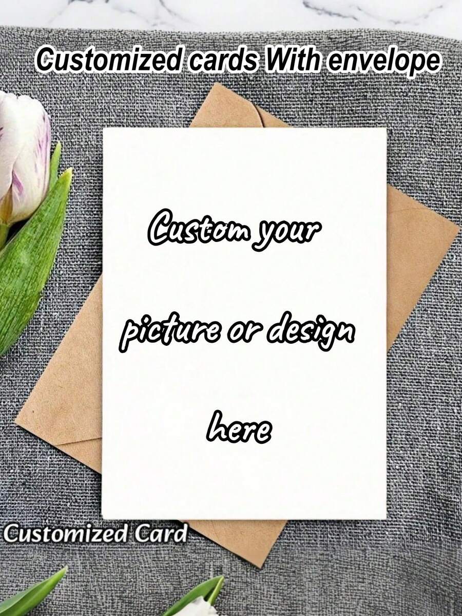 Personalized Christmas Card, Customizable With Name And Date, Personalized Greeting Card, Personalized Name And Date, Personalized Christmas Card, Personalized Cozy Christmas Tree, Ideal For Holiday Celebrations, Great Gift For Friends, Family And Classmates.,Diy - Multicolor - View 1