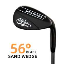 WUDAY Right Hand Golf Wedge, Black Widened Bottom Wedge -52/56/60 Optional, Enhances Golf Feel Skills, Suitable For Golf Enthusiasts - Black - View 10