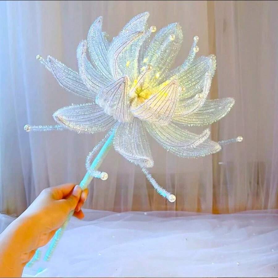 100/200/300/353件装大型雪花花形花茎套装，包含300根花茎和5支花茎 - 升级版DIY手工套装，非常适合母亲节、毕业典礼、家居装饰和节日礼物 - 彩色 - 查看 1