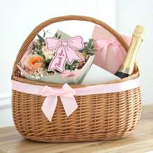 20/50/100 张粉色蝴蝶结迷你感谢卡 - DIY 手写空白席位卡，适用于商务、餐厅、周年纪念、毕业典礼、生日、婚礼、洗礼、感恩节、教师节、母亲节、父亲节派对装饰、礼盒、礼品标签，向客人、朋友和家人表达感谢。 - 彩色 - 查看 6