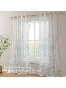 EstiloTendenciaMadison Park - Cortinas Transparentes Para Dormitorio, Modernas Y ContemporáNeas, De Lino Natural, 84 Pulgadas De Largo Para Sala De Estar, Cortina Transparente Moderna Con Ojales Cecily Botanical, 50 Pulgadas De Ancho X 84 Pulgadas De Largo, Paquete De 1 PanelCalidad PremiumVersióN Mejorada - Ocaye - Ver 3