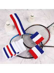 TendenciaONUPGO 5 Piezas Sweatbands Striped Socks Set Cinta Deportiva para la Cabeza Muñequeras Calcetines de Rayas para Hombres y Mujeres Deportes 80s Disfraces Fiesta TemáticaCalidad premium - Rayas rosas/blancas/rosas - Ver 12