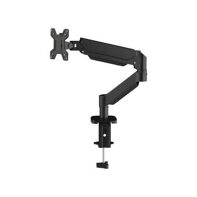 Piorlado Single Monitor Arm Desk Mount For 17" To 32" Screen, Maximum Load Capacity 10KG Full Motion Articulating, Clamp And Grommet Base