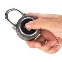 Cerradura Bluetooth con reconocimiento de huellas dactilares, candado antirrobo con control por aplicación - Unitalla - Ver 8