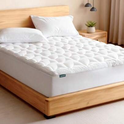 FIAN Dreamlab Cubre Colchón de Microfibra Extra Relleno de Microfibras recubiertas en Gel Hipoalergénico Certificado Oekotex-100 Tamaño Individual 100cm x 190cm