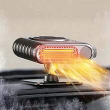 Portable Car Heater & Defogger - 12V Fast Heating Cigarette Lighter Powered, Heat & Fan For Quick Warm-Up, Fits Most Vehicles, Ideal For Winter Travel & Camping, Car Accessories