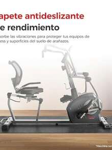 S un ny H eal th & F itn ess Foam Floor Protector Mat for Home Gym, Fitness and Exercise Equipment - Available in 4 Size Options - Negro - Ver 1