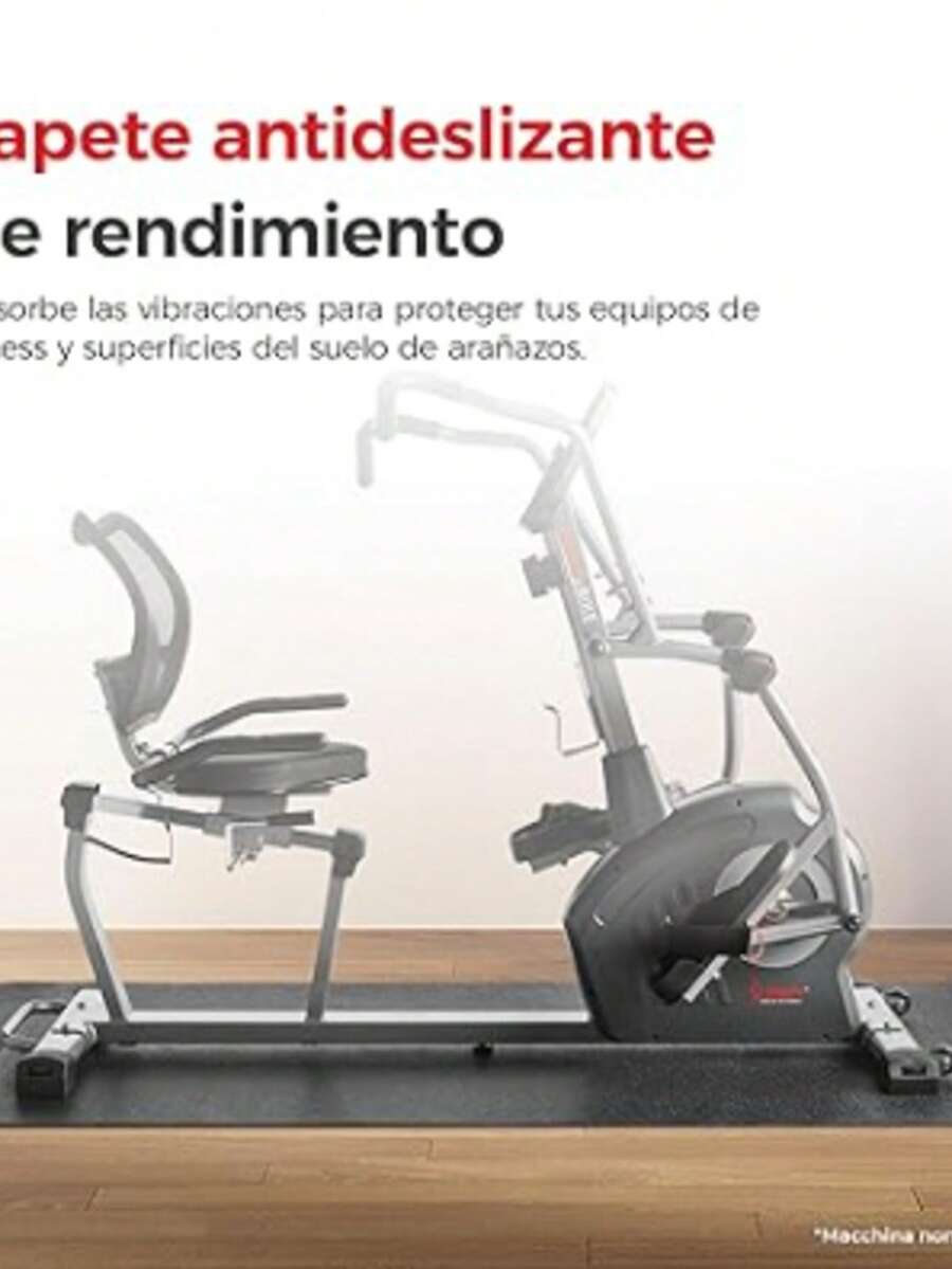 S un ny H eal th & F itn ess Foam Floor Protector Mat for Home Gym, Fitness and Exercise Equipment - Available in 4 Size Options - Negro - Ver 1