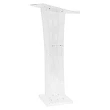 SENDERPICK 1PCS Podium Curved Pedestal Pulpit Conference Lectern Stand Podium NEW - Clear - View 8