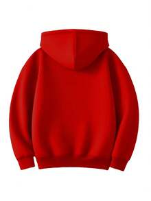 Sudaderas con capucha para mujeres Scarlett talla grande - Rojo - Ver 2