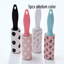 2/3/4/5片装纸质除毛器 | 粘性除毛刷，撕拉式，便携式，可去除衣物和宠物身上的绒毛，除尘器，尺寸1.18*2.76*5.91英寸，小巧易携，适合放入包袋中 - 彩色 - 查看 12