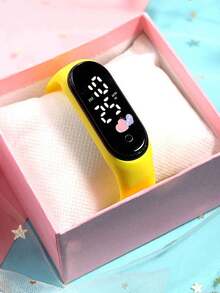 1pc Fashion Cute Electronic Watch With Date & Time Display, Loved By Children, Suitable For Back To School, Birthday, Daily Wear - Multicolor - View 8