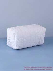 1pc Customizable Plaid Pencil Case With Heat Transfer Printing, Large Capacity, Storage Bag - Suitable For Storing School & Office Supplies, Multifunctional, Spacious, Lightweight, Practical, Foldable, Versatile Fashion, Minimalist, Unisex, Casual, All-Match Style, Clear Customization - Multicolor - View 19