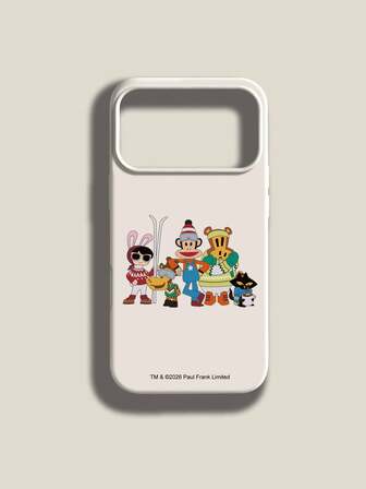  官方授权 Paul Frank 液态硅胶手机壳，全包防震摄像头保护，猴子、兔子、熊、长颈鹿、猫咪图案，全新设计，兼容 13/14/15/16/17 Pro Max